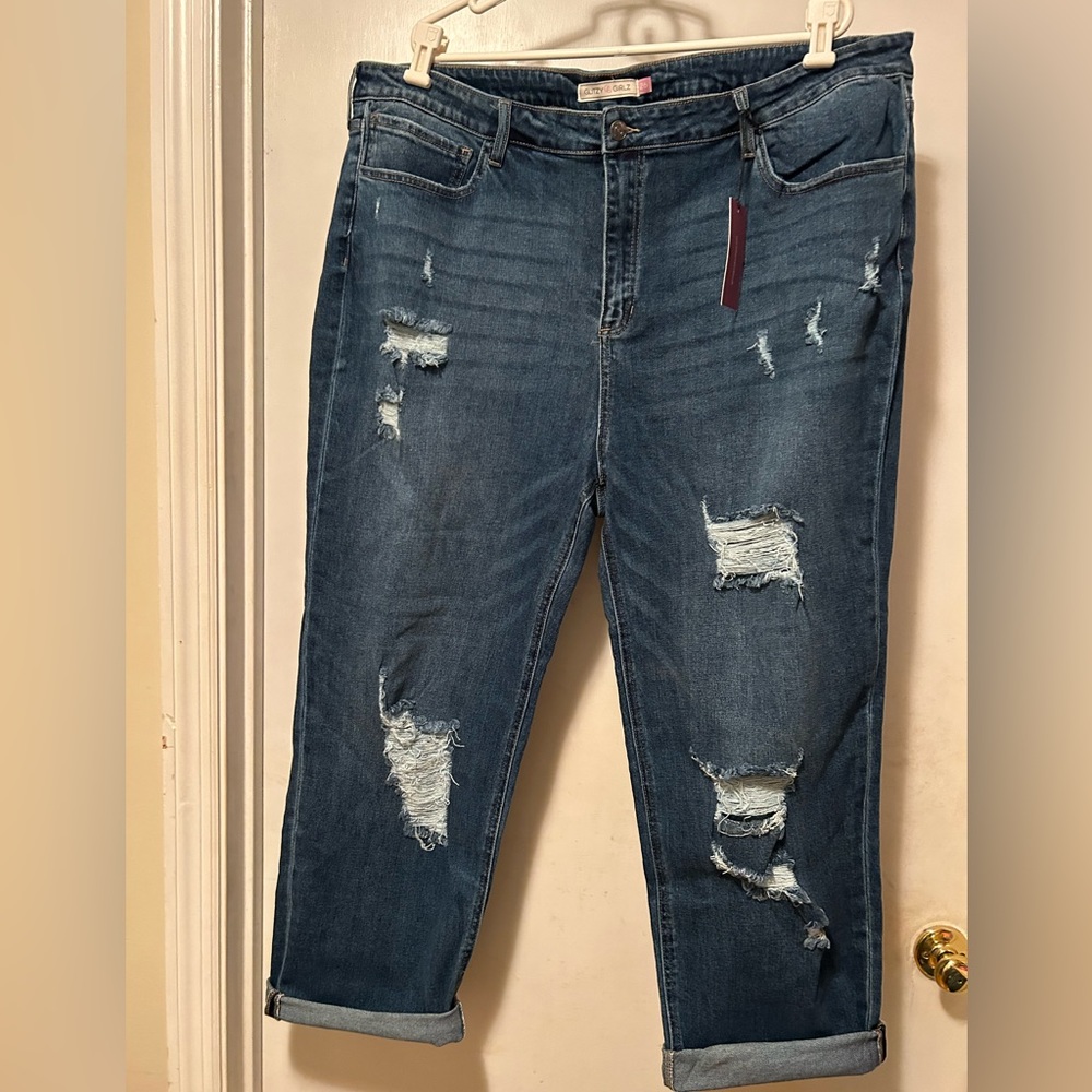 Glitzy Girlz Jeans, Size 26W, NWT